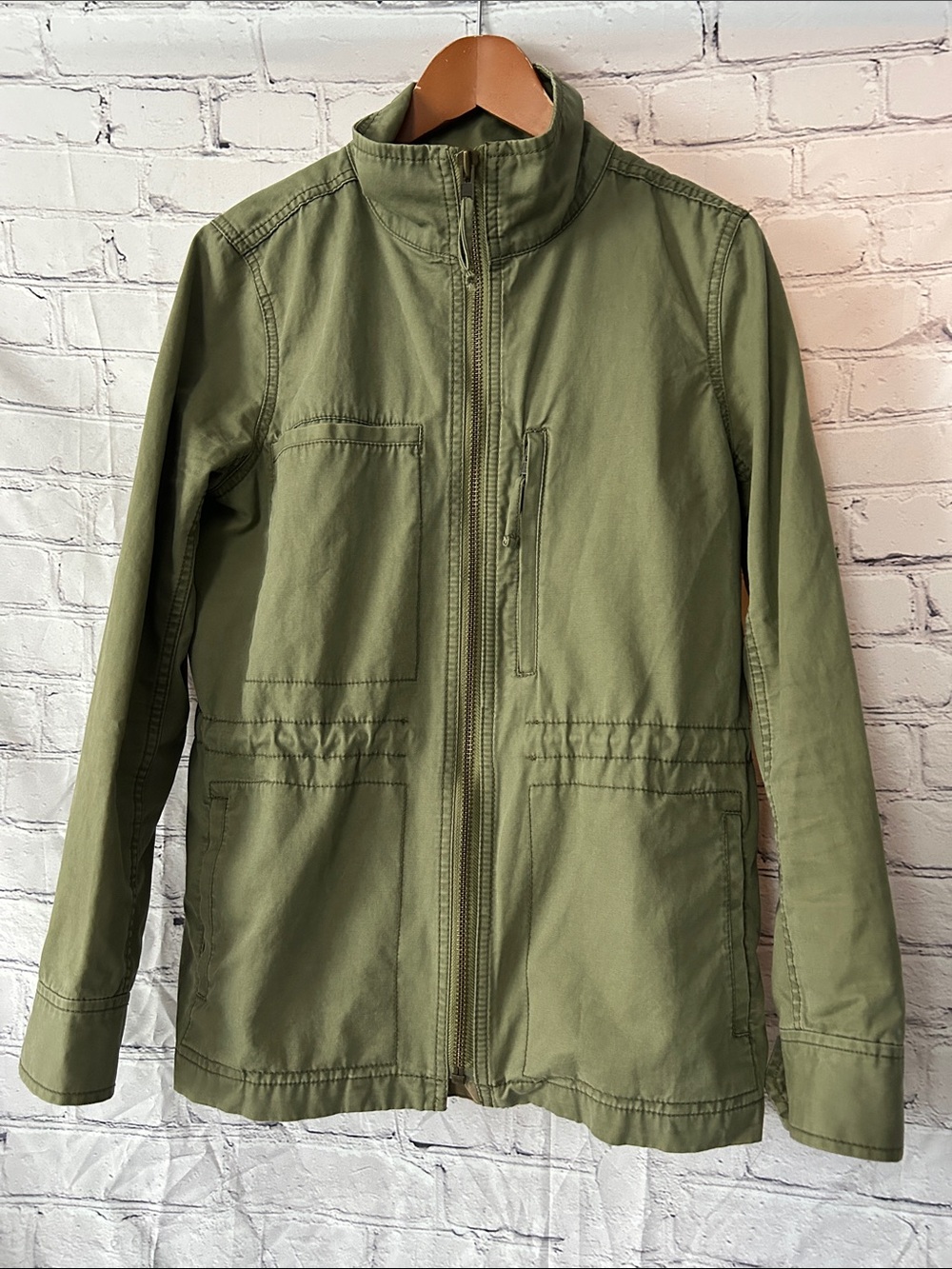 Madewell women’s Lightweight Olive Green Jacket